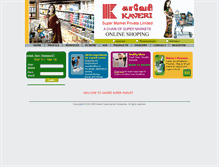 Tablet Screenshot of kaverisupermarket.com